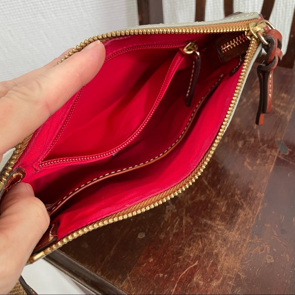 Dooney and Bourke Gray Ginger Pouchette - Picture 12 of 15